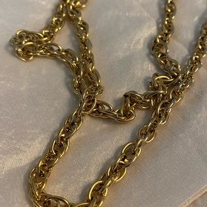Vintage SHERMAN Signed Chain Necklace